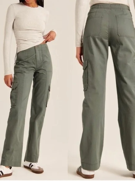 Abercrombie & Fitch Pants - Abercrombie Olive Cargo Pants